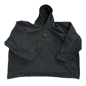 YGEBB Yeezy Gap Sateen Anorak Black Size XL